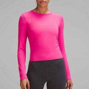 Lululemon All It Takes Nulu Long-Sleeve Shirt EUC Size 6